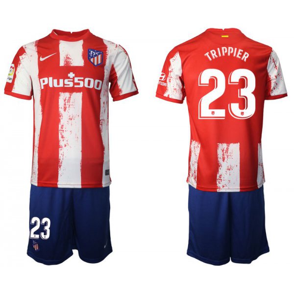 Men 2021-2022 Club Atletico Madrid home red 23 Nike Soccer Jersey