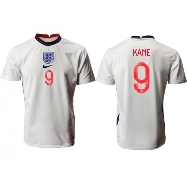Men 2021 Europe England home AAA version 9 white soccer jerseys