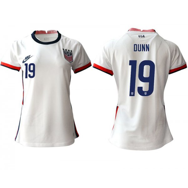 Women 2020-2021 Season National Team America home aaa 19 white Soccer Jerseys