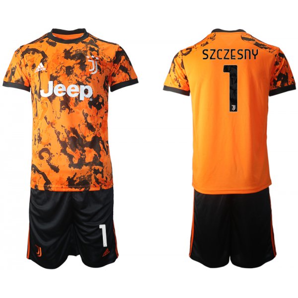 Men 2020-2021 club Juventus Second away 1 orange Soccer Jerseys