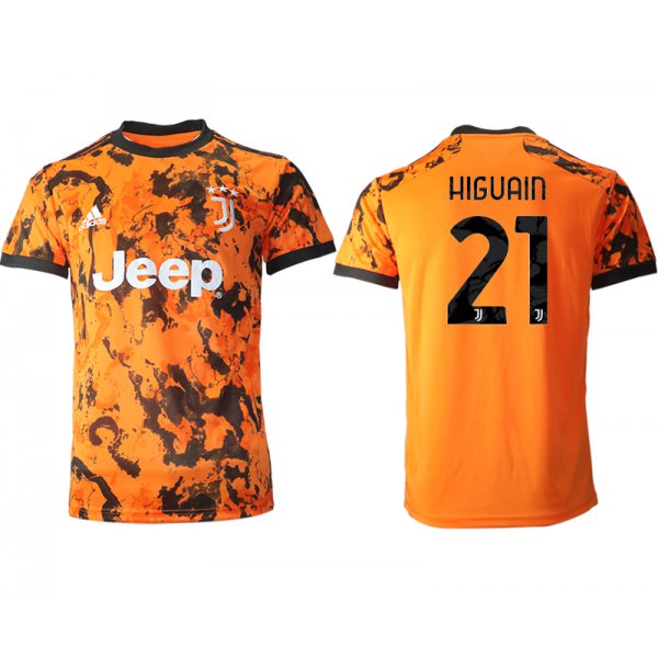 Men 2020-2021 club Juventus Second away aaa version 21 orange Soccer Jerseys