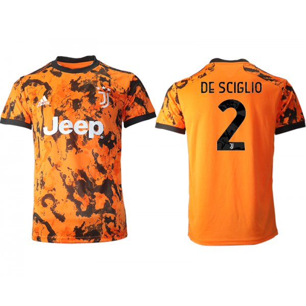 Men 2020-2021 club Juventus Second away aaa version 2 orange Soccer Jerseys