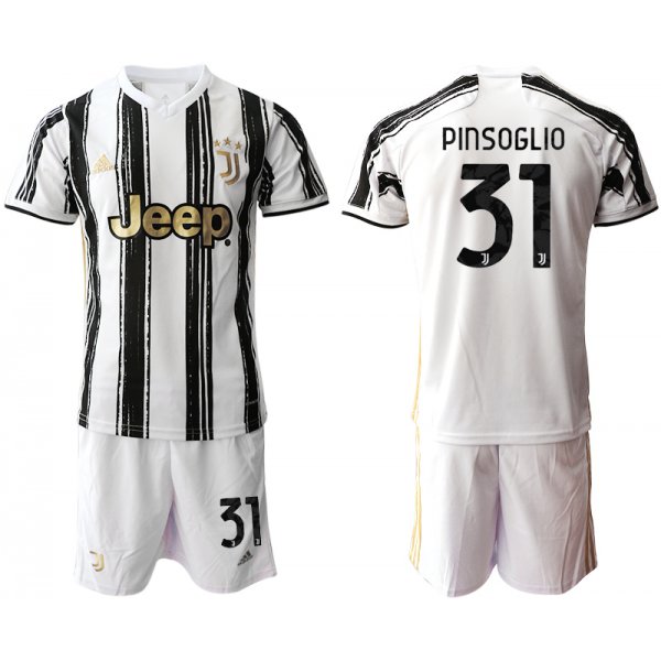 Men 2020-2021 club Juventus home 31 white black Soccer Jerseys