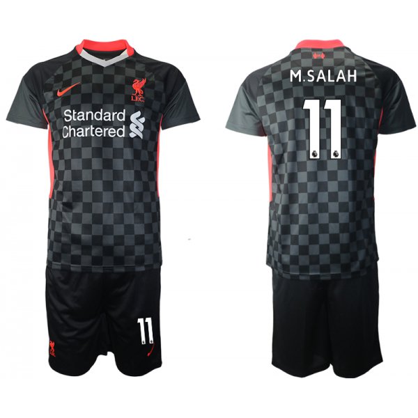 Men 2020-2021 club Liverpool Second away 11 black Soccer Jerseys