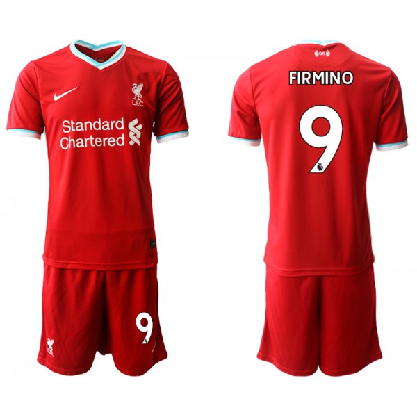 Men 2020-2021 club Liverpool home 9 red Soccer Jerseys