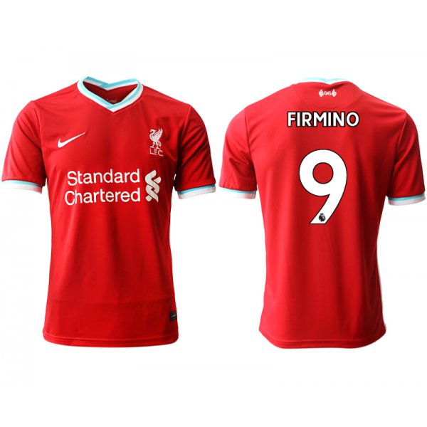 Men 2020-2021 club Liverpool home aaa version 9 red Soccer Jerseys