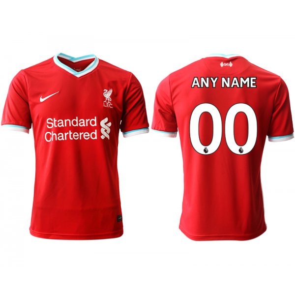 Men 2020-2021 club Liverpool home aaa version customized red Soccer Jerseys