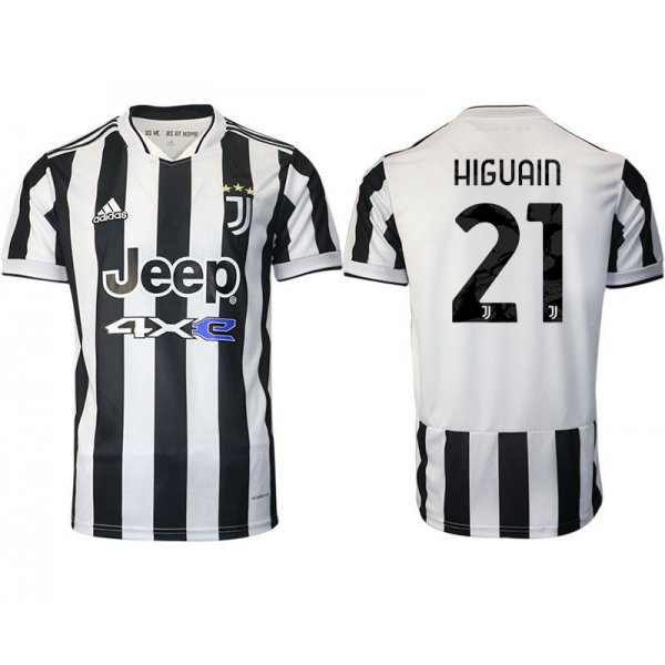 Men 2021-2022 Club Juventus home aaa version white 21 Adidas Soccer Jersey