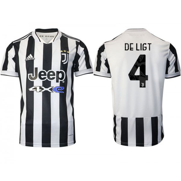 Men 2021-2022 Club Juventus home aaa version white 4 Adidas Soccer Jersey