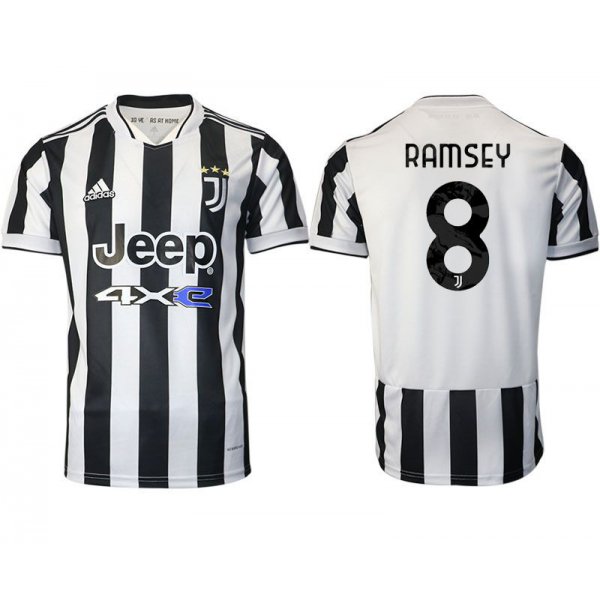 Men 2021-2022 Club Juventus home aaa version white 8 Adidas Soccer Jersey