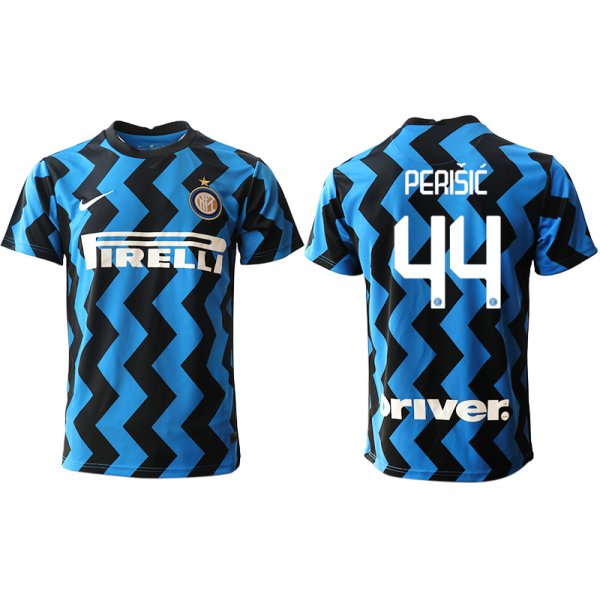 Men 2020-2021 club Inter Milan home aaa versio 44 blue Soccer Jerseys