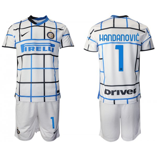 Men 2020-2021 club Inter milan away 1 white Soccer Jerseys