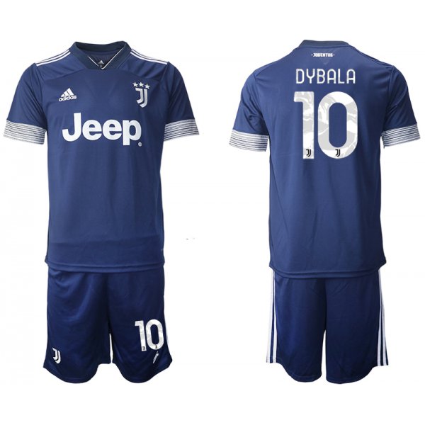 Men 2020-2021 club Juventus away 10 blue Soccer Jerseys