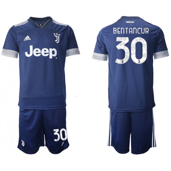 Men 2020-2021 club Juventus away 30 blue Soccer Jerseys