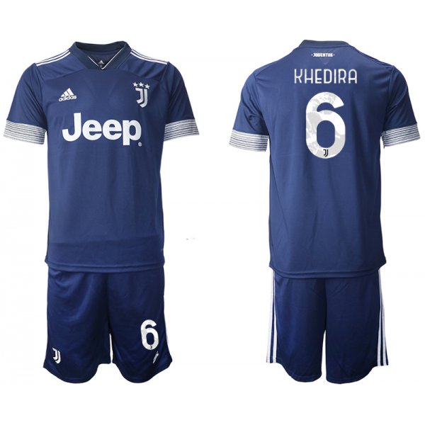 Men 2020-2021 club Juventus away 6 blue Soccer Jerseys