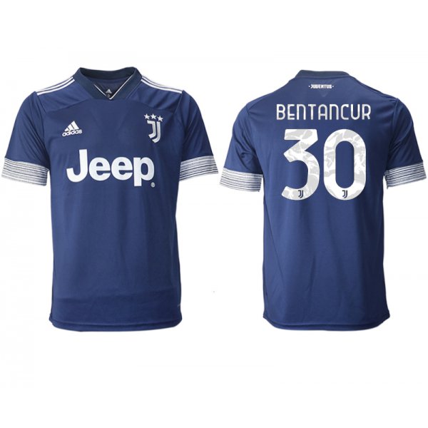 Men 2020-2021 club Juventus away aaa version 30 blue Soccer Jerseys