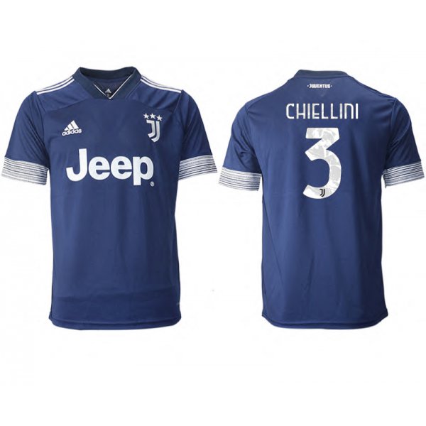 Men 2020-2021 club Juventus away aaa version 3 blue Soccer Jerseys