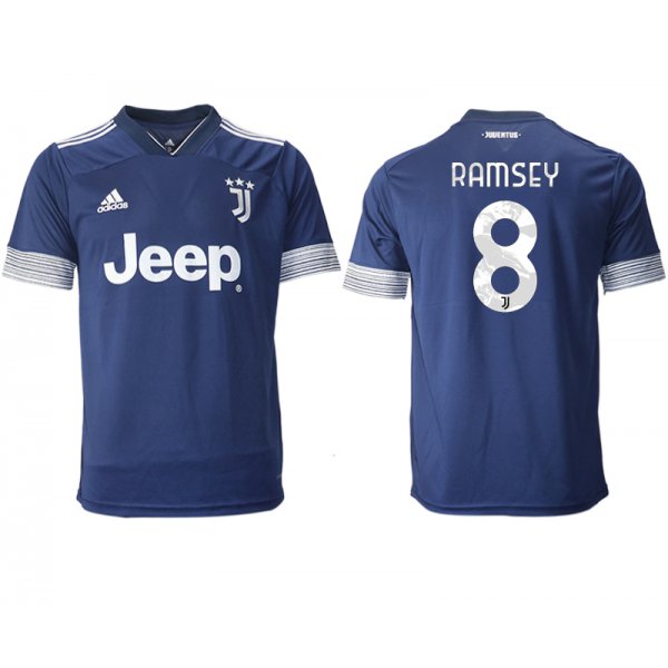 Men 2020-2021 club Juventus away aaa version 8 blue Soccer Jerseys