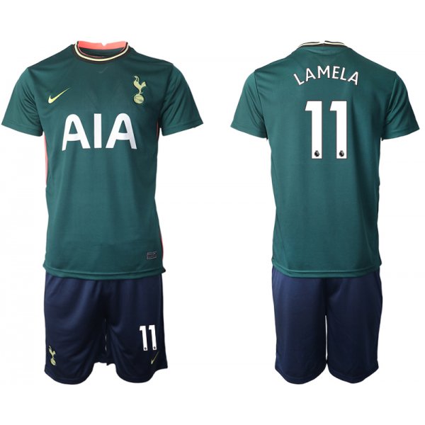 Men 2020-2021 club Tottenham away 11 green Soccer Jerseys