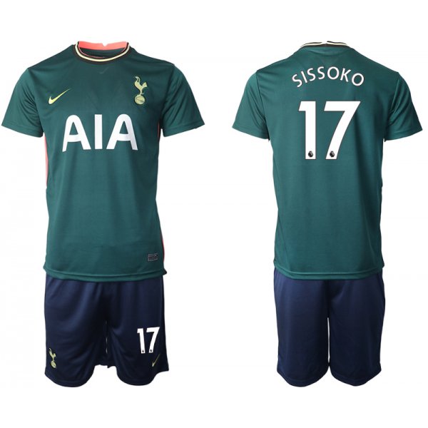 Men 2020-2021 club Tottenham away 17 green Soccer Jerseys
