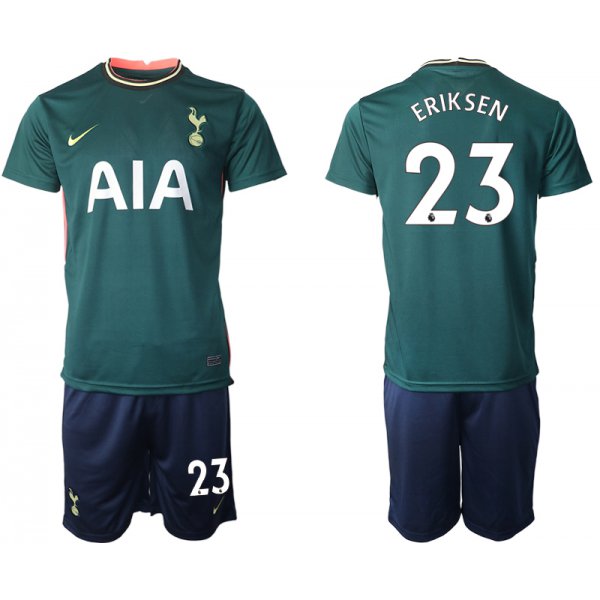 Men 2020-2021 club Tottenham away 23 green Soccer Jerseys