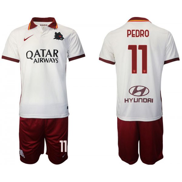 Men 2020-2021 Club Rome away white 11 Nike Soccer Jersey