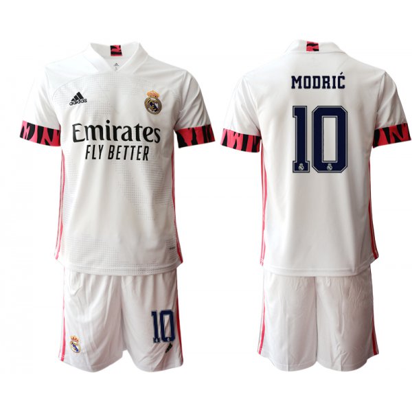 Men 2020-2021 club Real Madrid home 10 white Soccer Jerseys1