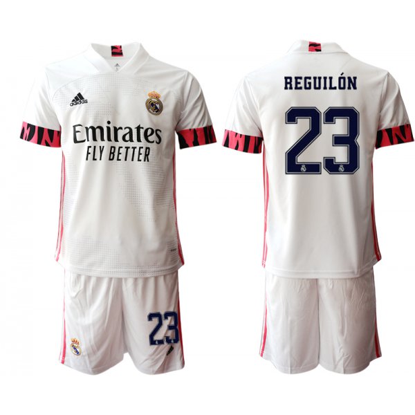 Men 2020-2021 club Real Madrid home 23 white Soccer Jerseys1