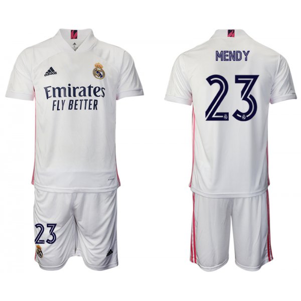 Men 2020-2021 club Real Madrid home 23 white Soccer Jerseys