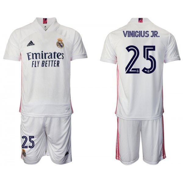 Men 2020-2021 club Real Madrid home 25 white Soccer Jerseys