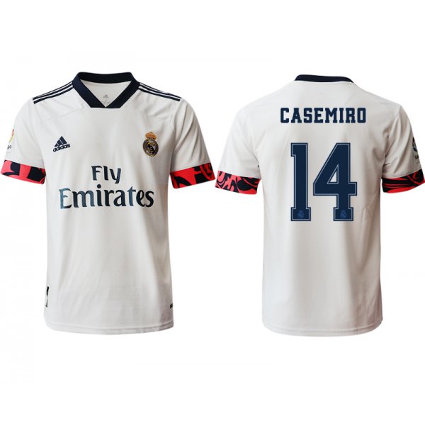 Men 2020-2021 club Real Madrid home aaa version 14 white Soccer Jerseys2