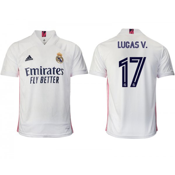 Men 2020-2021 club Real Madrid home aaa version 17 white Soccer Jerseys