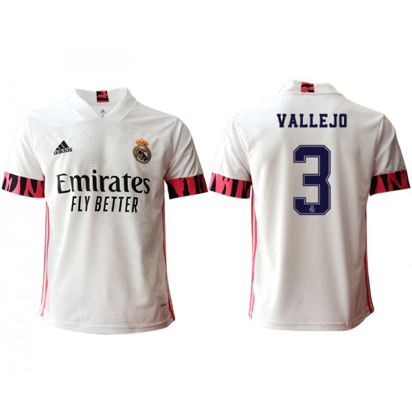 Men 2020-2021 club Real Madrid home aaa version 3 white Soccer Jerseys