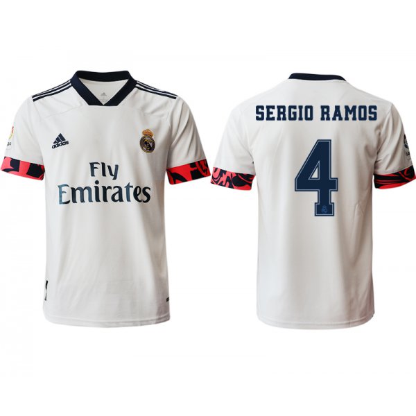 Men 2020-2021 club Real Madrid home aaa version 4 white Soccer Jerseys2