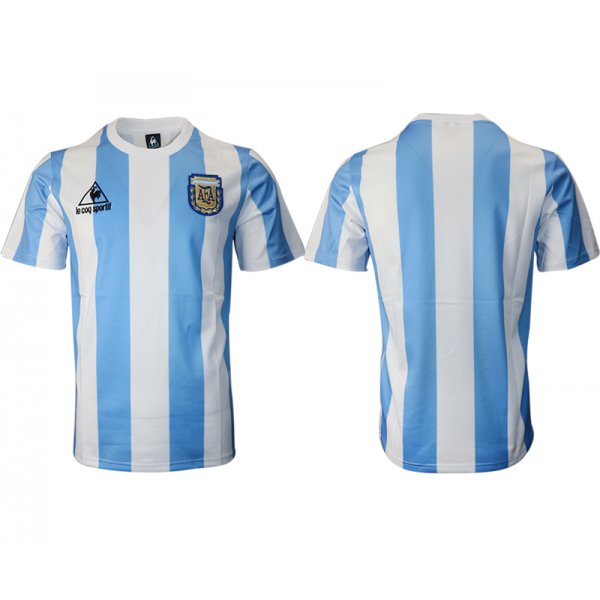 Men 2020-2021 Season National team Argentina home aaa version white Soccer Jersey