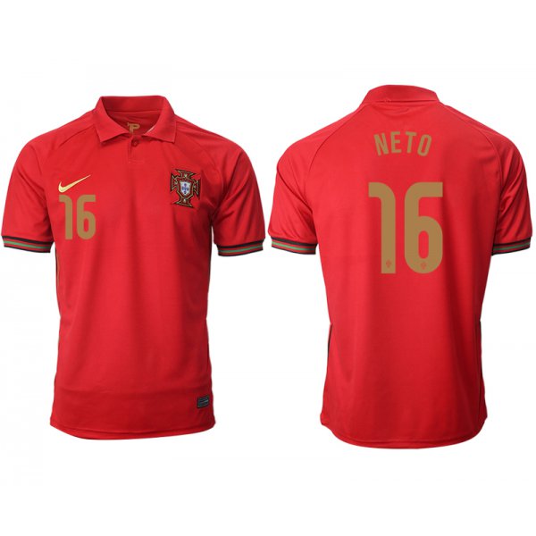 Men 2021 Europe Portugal home AAA version 16 soccer jerseys