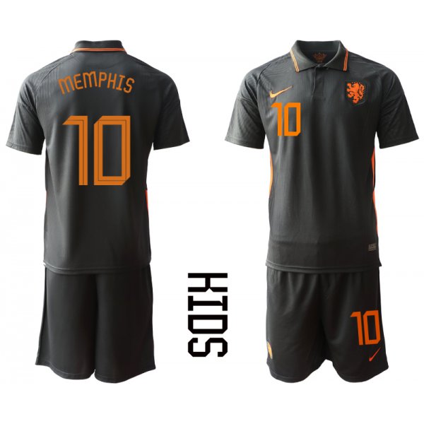2021 European Cup Netherlands away Youth 10 soccer jerseys