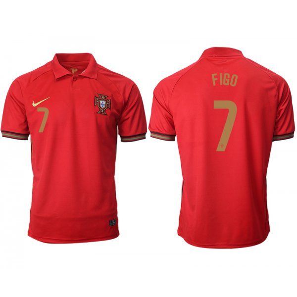 Men 2021 Europe Portugal home AAA version 7 soccer jerseys