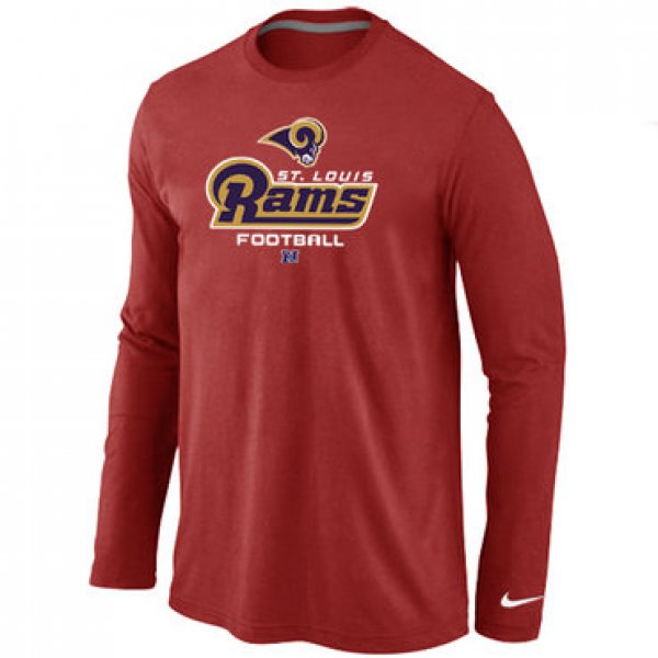 NIKE St.Louis Rams Critical Victory Long Sleeve T-Shirt RED