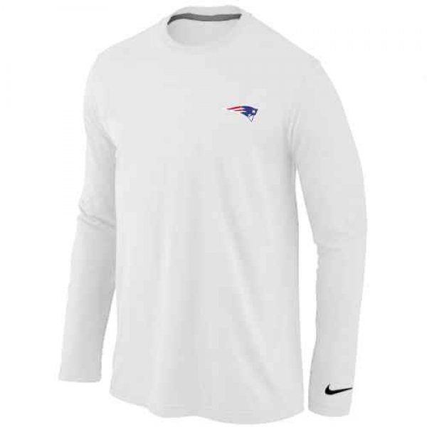 New England Patriots Sideline Legend Authentic Logo White