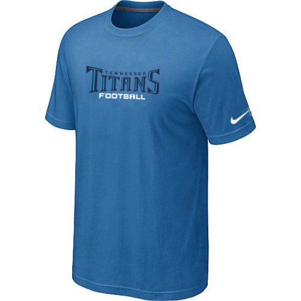 Nike Tennessee Titans Sideline Legend Authentic Font T-Shirt 