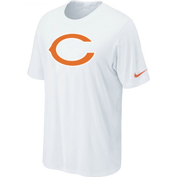 Chicago Bears Sideline Legend Authentic Logo T-Shirt White