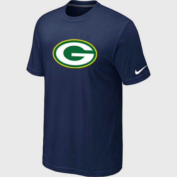 Green Bay Packers Sideline Legend Authentic Logo T-Shirt D.Blue