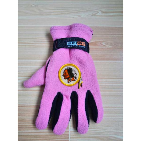 Washington Redskins NFL Adult Winter Warm Gloves Pink