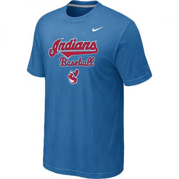 Nike MLB Cleveland Indians 2014 Home Practice T-Shirt - light Blue