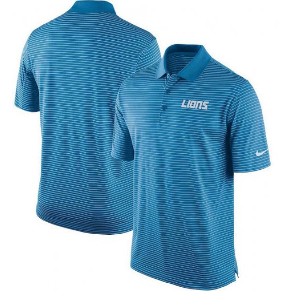 Detroit Lions Team Stadium Performance Polo - Blue