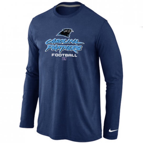 Nike Carolina Panthers Critical Victory Long Sleeve T-Shirt D.Blue