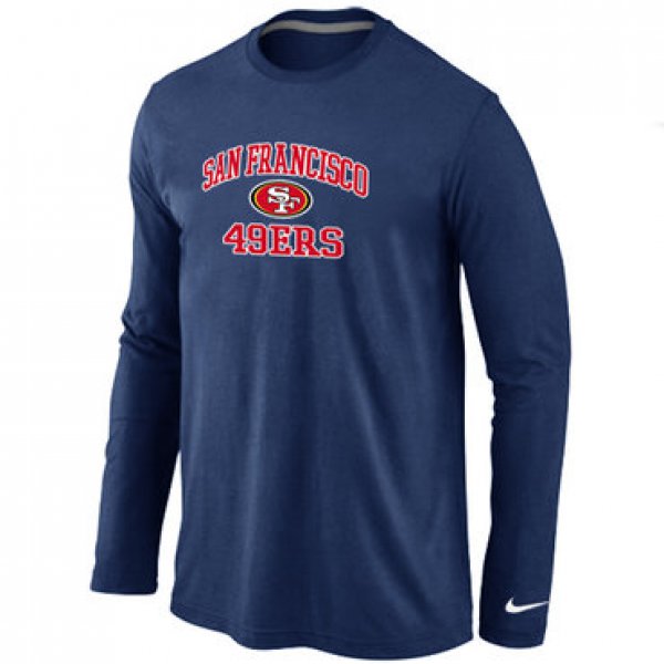 Nike San Francisco 49ers Heart&Soul Long Sleeve T-Shirt D.Blue