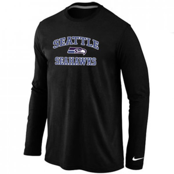 Nike Seattle Seahawks Heart & Soul Long Sleeve T-Shirt Black