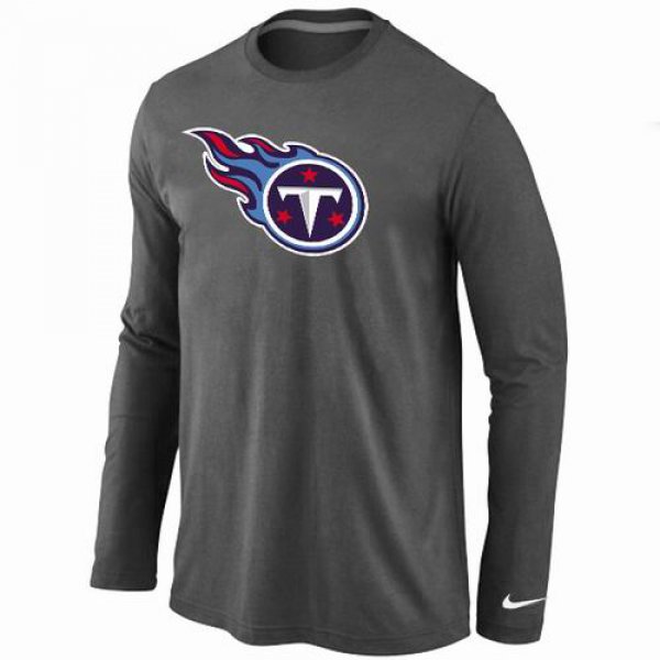 Nike Tennessee Titans Logo Long Sleeve T-Shirt D.Grey